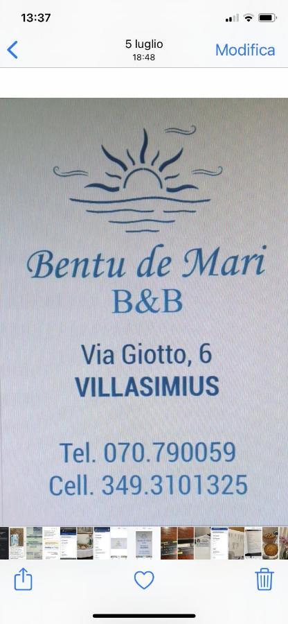 B&B Bentu De Mari 维拉西米乌斯 外观 照片